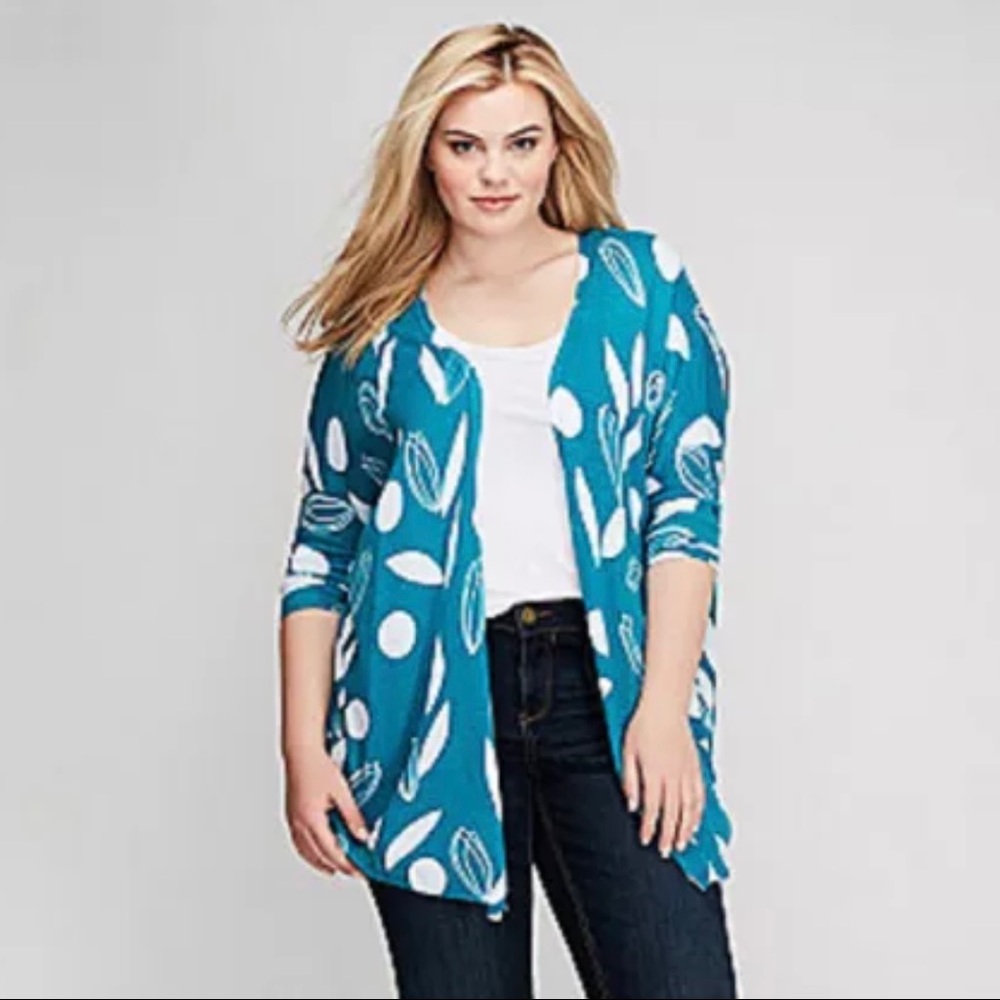 Lane Bryant Dolman Open Front Drape Cardigan